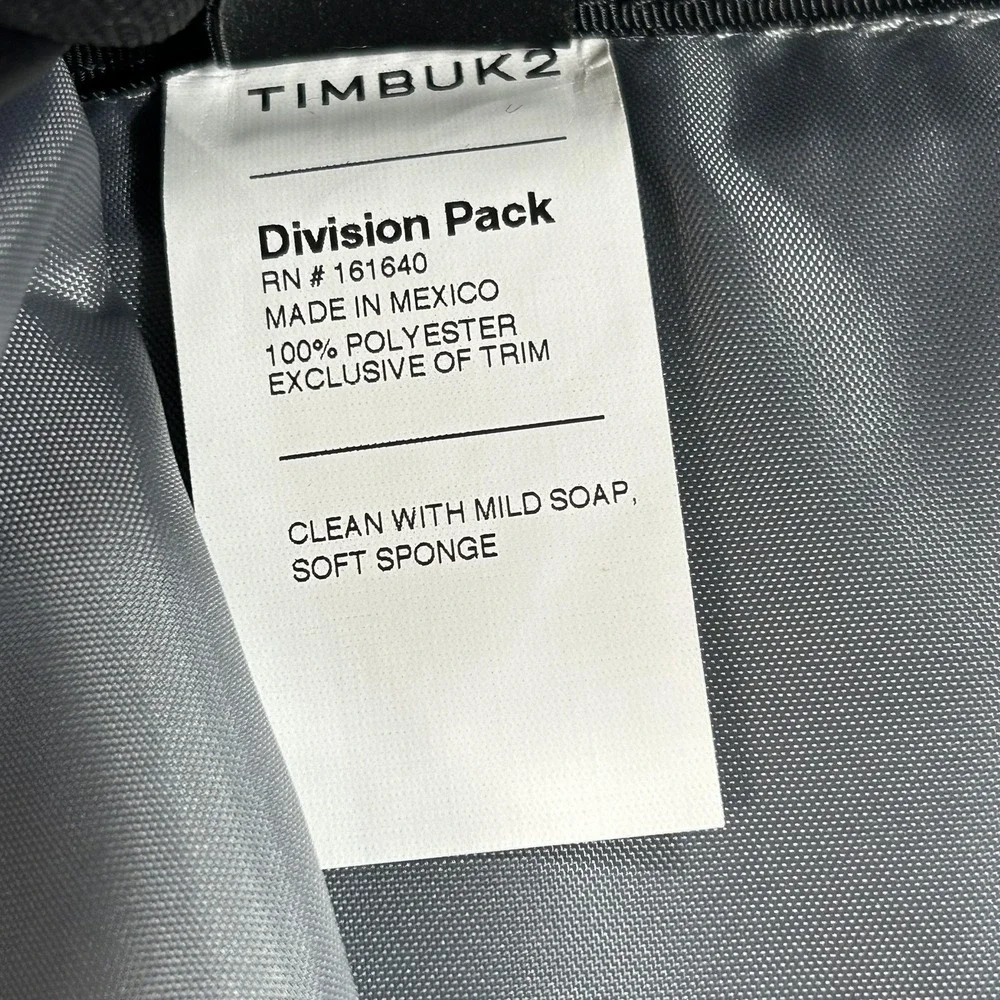 NEW Timbuk2 Division Pack Black 17